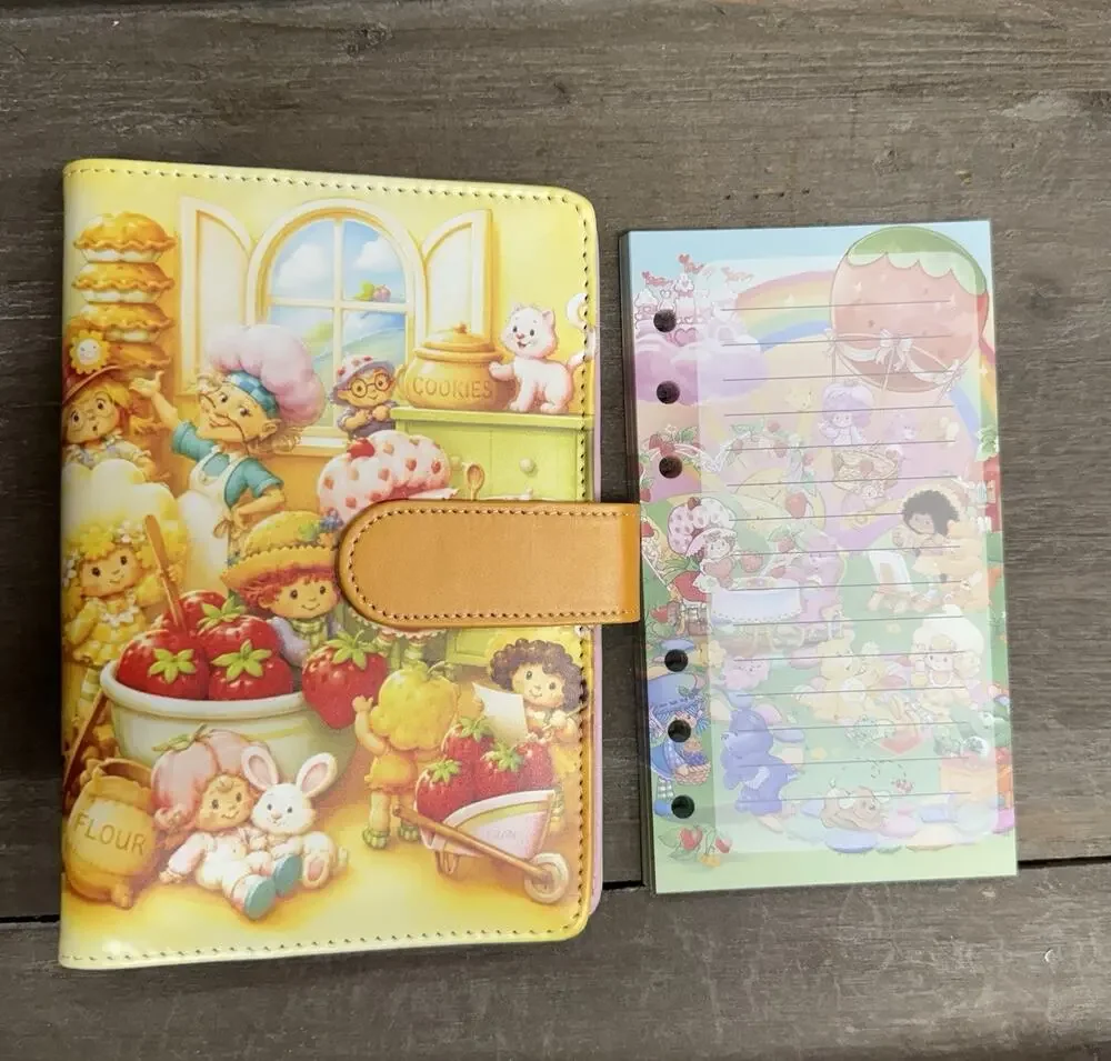 Strawberry Shortcake A6 Binder with Matching Printed Stationery Paper